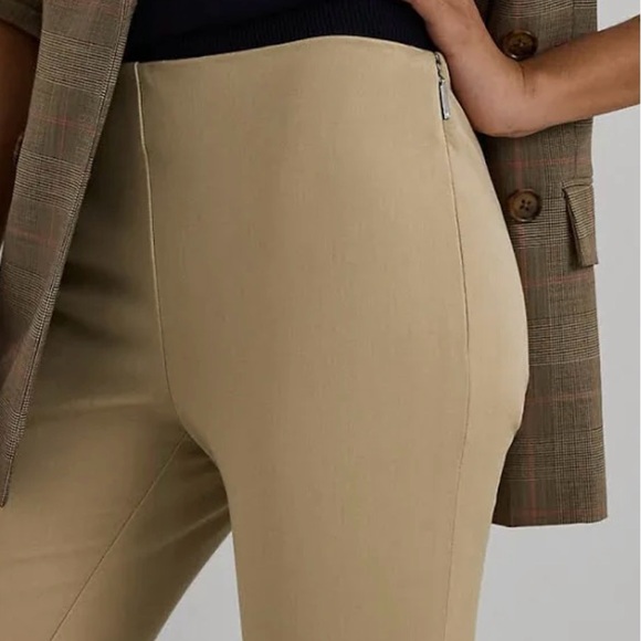 Ralph Lauren Tan Skinny Pants